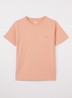 Vintage T-shirt met logoborduring - Orange