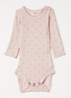 NBFGago romper met bloemenprint - Oudroze
