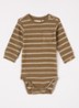 NBMoby romper met streepprint - Olijfgroen