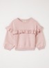 NMFILondon sweater met volant - Roze