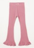 NMFRita flared fit legging met ribstructuur - Oudroze