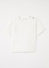 NMMDolan T-shirt met borstzak - Gebroken wit