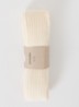 NMNILSO Lil Noos ribgebreide maillot in  katoenblend - Creme