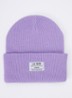 Hygge grofgebreide muts met logo - Violet
