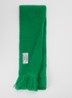 Hygge grofgebreide sjaal met logo - Groen