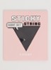 Sticky plak string - Zwart