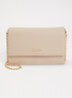 Crossbodytas met logo - Beige