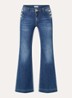 High waist flared jeans met medium wassing - Indigo
