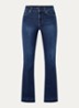 High waist flared jeans met steekzakken - Blauw