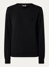 Sweater met logo en ronde hals - Zwart