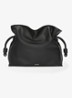 Flamenco Large clutch van kalfsleer - Zwart