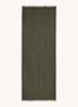 Sjaal van kasjmier 195 x 70 cm - Groen