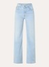 Palazzo high waist flared fit jeans met medium wassing - Lichtblauw