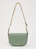 Épure crossbodytas S van kalfsleer - Groen