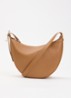 Le Foulonné crossbodytas S van leer - Cognac
