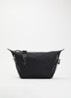 Le Pliage Energy crossbody tas van canvas met afneembare schouderriem - Zwart