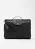 Le Pliage Energy handtas met leren details en 15-inch laptopvak - Zwart