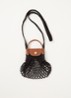 Le Pliage Filet crossbodytas XS met leren details - Zwart