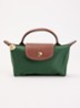 Le Pliage handtas met leren details - Groen