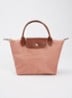 Le Pliage handtas S met leren details - Oudroze
