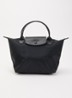 Le Pliage One handtas S met leren details - Zwart