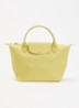 Le Pliage One handtas S met leren details - Lime