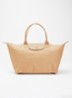 Le Pliage One schoudertas L met leren details - Beige