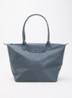 Le Pliage One schoudertas L met leren details - Antraciet
