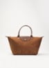 Le Pliage Original handtas L met leren details - Cognac