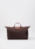 Le Pliage Original reistas XL met leren details - Chocoladebruin