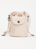 Le Pliage Xtra crossbodytas XS van leer - Lichtroze