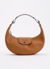 Le Pliage Xtra schoudertas S van leer - Roestbruin