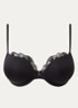 Anti Gravity push-up bh met mesh - Zwart
