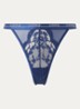 Blossom tanga met logoband - Donkerblauw