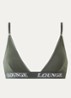 Bralette met logoband - Groen