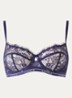 Entice balconette bh van kant - Donkerblauw