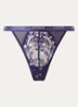 Entice string van mesh met logoband - Donkerblauw