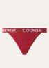 Tanga met logoband - Bordeauxrood