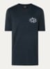 Chrome T-shirt met logo- en backprint - Zwart