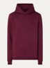 Hoodie met steekzakken en logo - Bordeauxrood