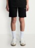 Loose fit korte joggingbroek met steekzakken - Zwart