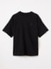 Oversized T-shirt met logo - Zwart