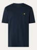 Popcorn T-shirt met logo - Donkerblauw