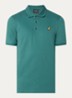 Regular fit polo van  piqué katoen met logo - Beige