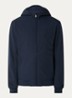 Softshell jack met capuchon en ritszakken - Donkerblauw