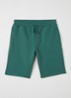 Straight fit joggingbroek met trekkoord - Zeegroen