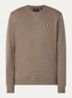 Sweater met logoborduring - Khaki
