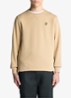 Sweater met logoborduring - Camel