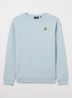 Sweater met logoborduring - Blauw