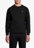 Sweater met logoborduring - Zwart